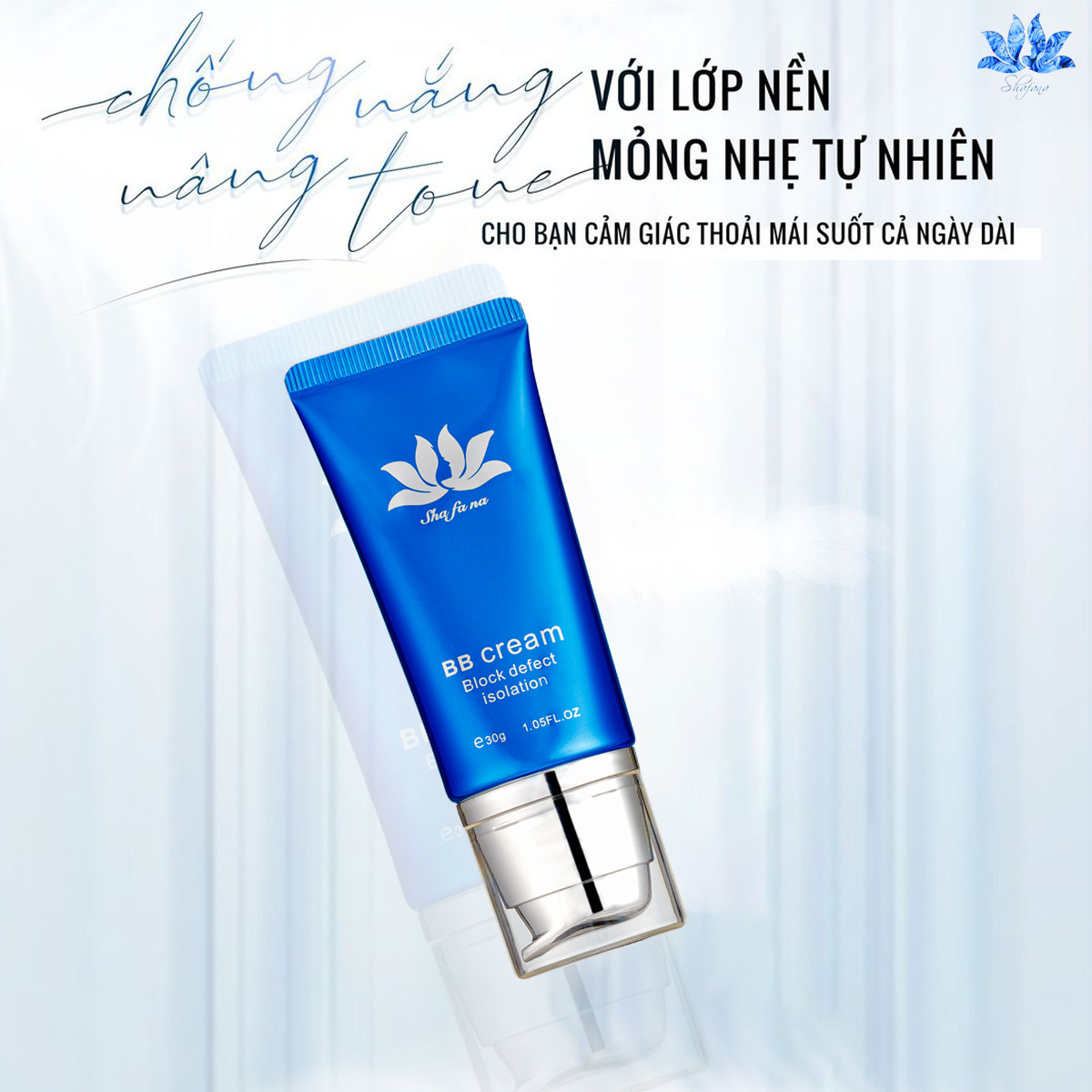 Thành phần kem chống nắng nâng tone Shafana